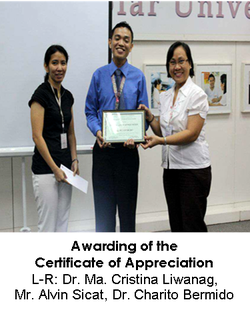 Awarding of Certificate 